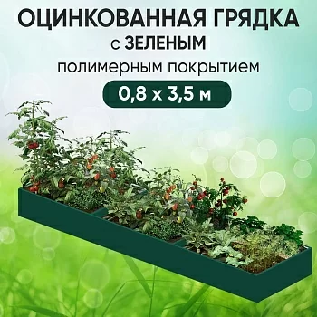 Грядка зеленая (0,8 х 3,5)